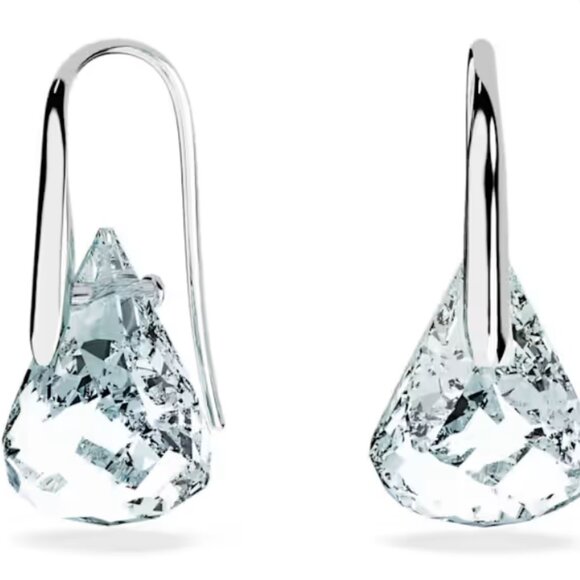 Swarovski Lunar drop earrings in blue - Picture 3 of 3